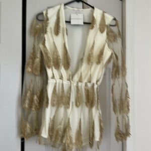 Women’s Goodnight Macaroon Romper. NWT.